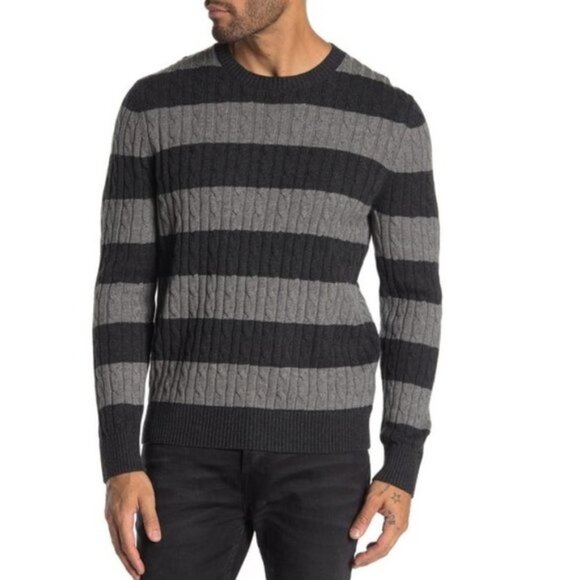 Brooks Brothers Wool Blend Stripe Sweater - Picture 1 of 2